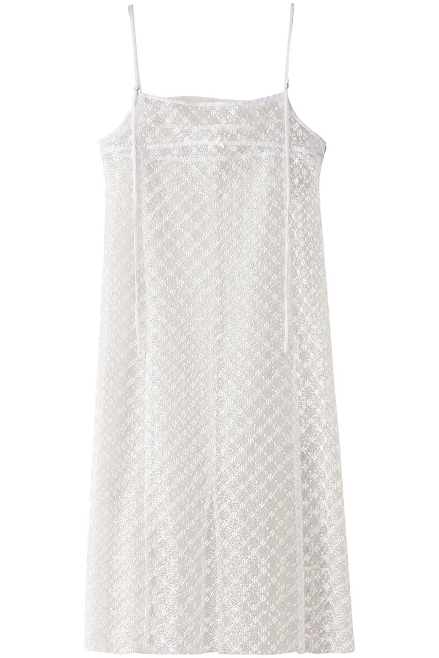 【メゾンスペシャル/MAISON SPECIAL】のSparkling Camisole Maxidresses/キラキラキャミワンピース インテリア・キッズ・メンズ・レディースファッション・服の通販 founy(ファニー) 　ファッション　Fashion　レディースファッション　Fashion for Women　ワンピース　Dresses　フォーマル・パーティードレス・結婚式用ドレス　Elegant & Casual Dresses　キャミソールワンピース　Camisole Dresses　チュニック　Tunic Tops & Dresses　シンプル　Simple, Minimal　スパンコール　Sequins, Sequin Embellishment　チュニック　Tunic, Long Top　デニム　Denim, Jeans Material　ビスチェ　Bustier, Corset Top　ベロア　Velour, Soft Velvet　ボトム　Bottoms, Lower Wear　メッシュ　Mesh, Net Fabric　ロング　Long, Long-Length　WHT(ホワイト)|ID: prp329100004047380 ipo3291000000032893808
