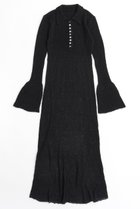 【メゾンスペシャル/MAISON SPECIAL】のSheer Knit Polo Shirt Maxidresses/シアーニットポロワンピース BLK(ブラック)|ID: prp329100004047381 ipo3291000000027113526