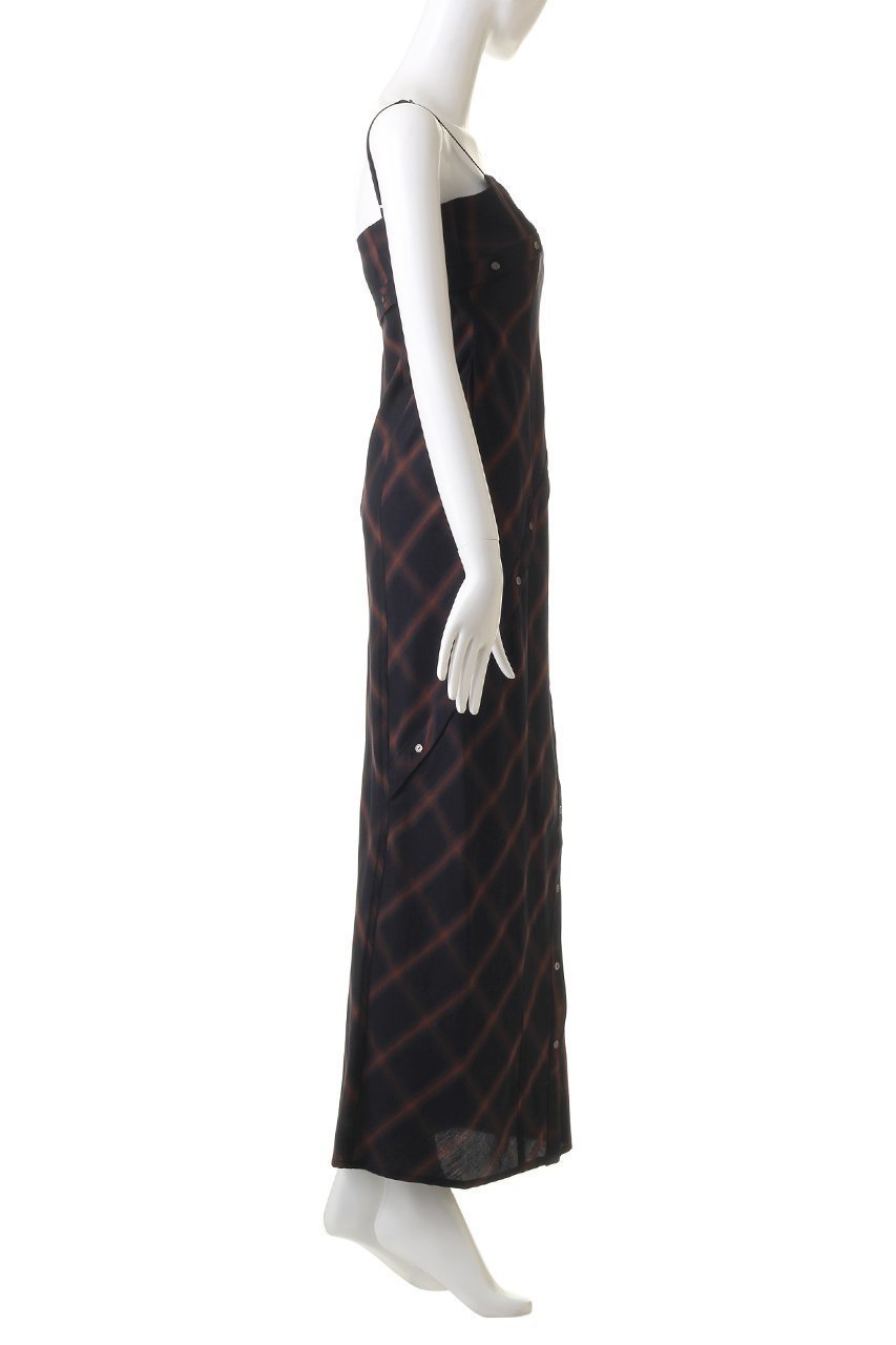 【メゾンスペシャル/MAISON SPECIAL】のButton Slit Checkered Camisole Maxidresses/ボタンスリットチェックキャミワンピース 人気、トレンドファッション・服の通販 founy(ファニー) 　ファッション　Fashion　レディースファッション　Fashion for Women　ワンピース　Dresses　フォーマル・パーティードレス・結婚式用ドレス　Elegant & Casual Dresses　キャミソールワンピース　Camisole Dresses　チュニック　Tunic Tops & Dresses　インナー　Innerwear　ガーリー　Girly, Feminine Style　スリット　Slit, Slit Detail　チェック　Check, Plaid, Tartan　チュニック　Tunic, Long Top　ドレープ　Drape, Draping Fabric　フリル　Frill, Ruffle　レース　Lace, Lace Fabric　ロング　Long, Long-Length　A/W・秋冬　Autumn/Winter　おすすめ　Recommended / Our Picks　other-3|ID: prp329100004047382 ipo3291000000032891014