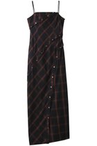【メゾンスペシャル/MAISON SPECIAL】のButton Slit Checkered Camisole Maxidresses/ボタンスリットチェックキャミワンピース NVY(ネイビー)|ID: prp329100004047382 ipo3291000000036778427