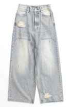 【メゾンスペシャル/MAISON SPECIAL】のBaggy Denim Pants/デニムバギーパンツ BLU(ブルー)|ID:prp329100004047383