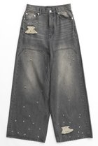 【メゾンスペシャル/MAISON SPECIAL】のBaggy Denim Pants/デニムバギーパンツ BLK(ブラック)|ID: prp329100004047383 ipo3291000000035767146