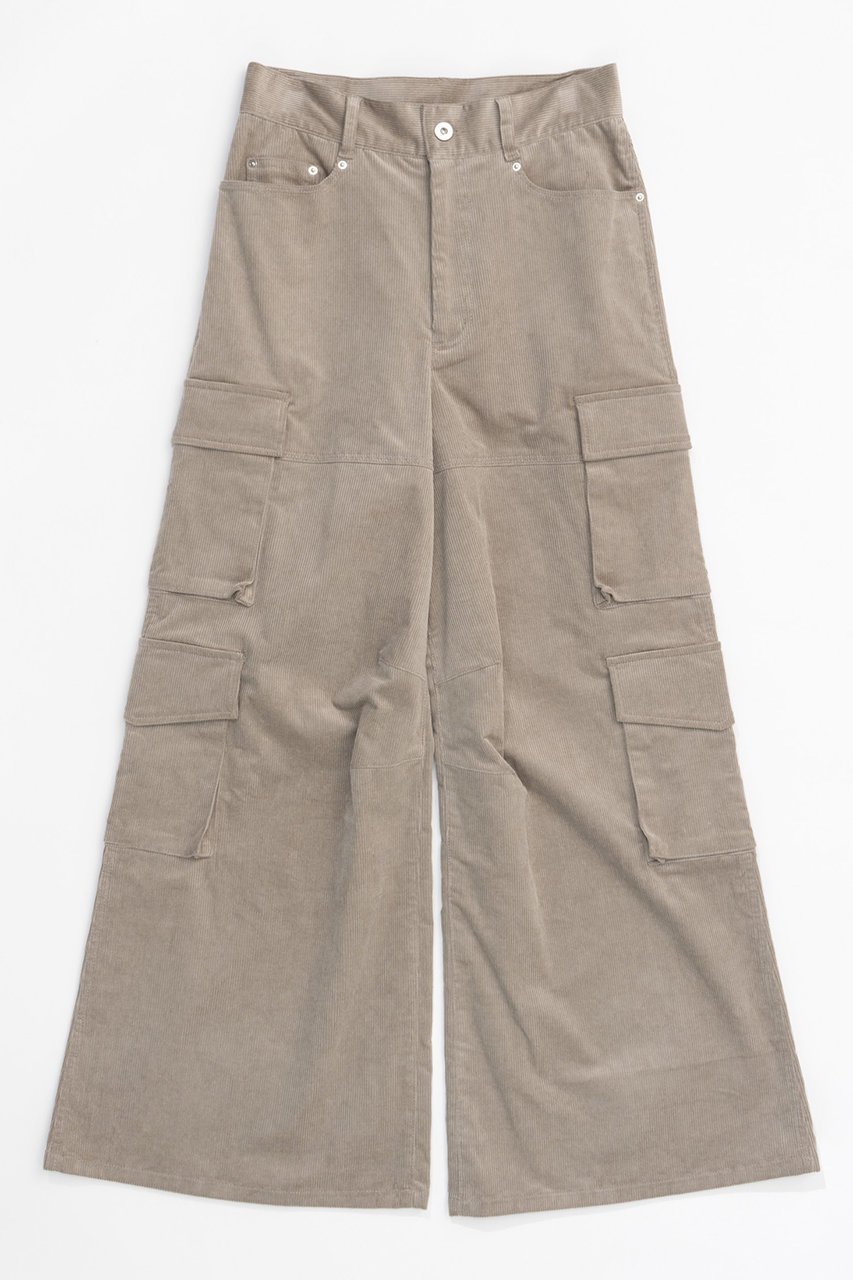 【メゾンスペシャル/MAISON SPECIAL】のCorduroy Cargo Pants/コーデュロイカーゴパンツ インテリア・キッズ・メンズ・レディースファッション・服の通販 founy(ファニー) 　ファッション　Fashion　レディースファッション　WOMEN　パンツ　Pants　A/W・秋冬　Aw・Autumn/Winter・Fw・Fall-Winter　カーゴパンツ　Cargo Pants　コーデュロイ　Corduroy　セットアップ　Set Up　フレア　Flare　ルーズ　Loose　ワイド　Wide　秋　Autumn/Fall　BGE(ベージュ)|ID: prp329100004047385 ipo3291000000027113541