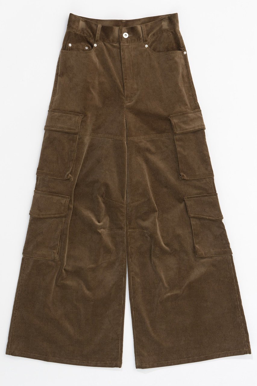 【メゾンスペシャル/MAISON SPECIAL】のCorduroy Cargo Pants/コーデュロイカーゴパンツ インテリア・キッズ・メンズ・レディースファッション・服の通販 founy(ファニー) 　ファッション　Fashion　レディースファッション　WOMEN　パンツ　Pants　A/W・秋冬　Aw・Autumn/Winter・Fw・Fall-Winter　カーゴパンツ　Cargo Pants　コーデュロイ　Corduroy　セットアップ　Set Up　フレア　Flare　ルーズ　Loose　ワイド　Wide　秋　Autumn/Fall　BRN(ブラウン)|ID: prp329100004047385 ipo3291000000027113542