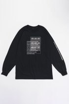 【メゾンスペシャル/MAISON SPECIAL】のKITCHENFLOWER Long Sleeve T-shirt/KITCHENFLOWERロンTEE BLK(ブラック)|ID:prp329100004047392