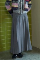 【メゾンスペシャル/MAISON SPECIAL】のLow Waist Maxi Pleated Skirt/ローウエストマキシプリーツスカート 人気、トレンドファッション・服の通販 founy(ファニー) ファッション Fashion レディースファッション Fashion for Women スカート Skirts プリーツスカート / 上品フェミニンスタイル Pleated Skirts ロングスカート Long Skirts / Maxi & Midi Skirts おすすめ Recommended / Our Picks スリット Slit, Slit Detail チェック Check, Plaid, Tartan プリーツ Pleats, Pleated ループ Loop, Loop Knit ロング Long, Long-Length エレガント 上品 Elegant thumbnail L.GRY(ライトグレー)|ID: prp329100004047401 ipo3291000000034910240