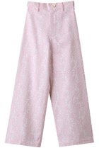 【エスゼット ブロックプリント/SZ Blockprints】のDISCO PANTS ESSA ワイドパンツ ライトピンク|ID: prp329100004047404 ipo3291000000027113630