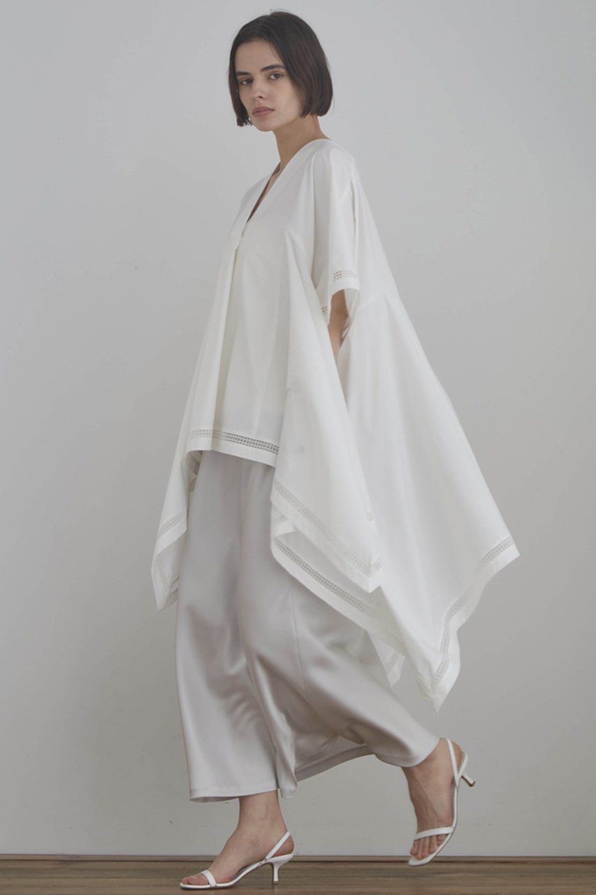 【ル フィル/LE PHIL】のSOLOTEXブロードレースブラウス 人気、トレンドファッション・服の通販 founy(ファニー) 　ファッション　Fashion　レディースファッション　Fashion for Women　トップス・カットソー　Cut & Sew Tops　シャツ・ブラウス・オフィスカジュアル　Elegant Blouses & Button-Ups　ショート　Short, Short Length　シンプル　Simple, Minimal　スポーティ　Sporty, Casual Athletic　スリーブ　Sleeve, Long Sleeve / Short Sleeve　トレンド　Trend, Trending Now　ボトム　Bottoms, Lower Wear　レース　Lace, Lace Fabric　other-6|ID: prp329100004047407 ipo3291000000032905404