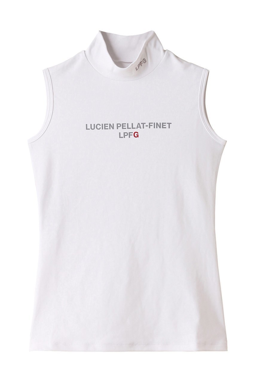 【ルシアン ペラフィネ/lucien pellat finet】の【LUCIEN PELLAT FINET LPFG】ウィメンズ スリーブレスモックネックシャツ 人気、トレンドファッション・服の通販 founy(ファニー) 　ファッション　Fashion　レディースファッション　WOMEN　トップス・カットソー　Tops/Tshirt　シャツ/ブラウス　Shirts/Blouses　スポーツウェア　Sportswear　スポーツ トップス　Sports Tops　コンパクト　Compact　スポーツ　Sports　フロント　Front　ボトム　Bottom　モチーフ　Motif　モックネック　Mock Neck　 other-1|ID: prp329100004047437 ipo3291000000027113732