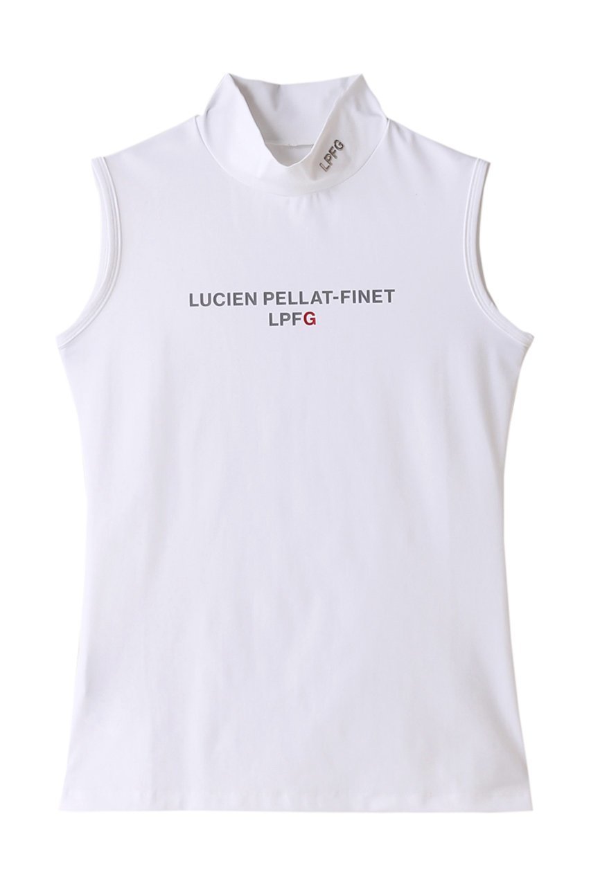 【ルシアン ペラフィネ/lucien pellat finet】の【LUCIEN PELLAT FINET LPFG】ウィメンズ スリーブレスモックネックシャツ 人気、トレンドファッション・服の通販 founy(ファニー) 　ファッション　Fashion　レディースファッション　WOMEN　トップス・カットソー　Tops/Tshirt　シャツ/ブラウス　Shirts/Blouses　スポーツウェア　Sportswear　スポーツ トップス　Sports Tops　なめらか　Smooth　コンパクト　Compact　ゴルフ　Golf　ストレッチ　Stretch　スポーツ　Sports　フロント　Front　ベーシック　Basic　ワンポイント　One Point　 other-1|ID: prp329100004047440 ipo3291000000027113744