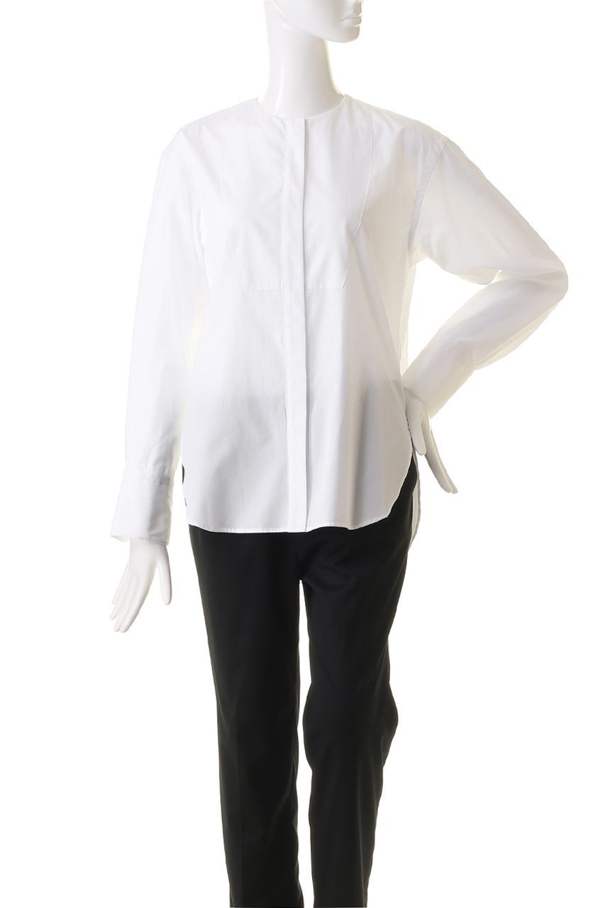 【マルティニーク/martinique】のESSENTIALタキシードシャツ 人気、トレンドファッション・服の通販 founy(ファニー) 　ファッション　Fashion　レディースファッション　Fashion for Women　トップス・カットソー　Cut & Sew Tops　シャツ・ブラウス・オフィスカジュアル　Elegant Blouses & Button-Ups　おすすめ　Recommended / Our Picks　ジャケット　Jacket, Outerwear　スタンダード　Standard, Basic　スリーブ　Sleeve, Long Sleeve / Short Sleeve　デニム　Denim, Jeans Material　モダン　Modern, Contemporary　ロング　Long, Long-Length　ヴィンテージ　Vintage Style　other-2|ID: prp329100004047453 ipo3291000000032886075