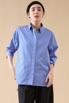 【マルティニーク/martinique】のESSENTIALスタンダードシャツ 人気、トレンドファッション・服の通販 founy(ファニー) ファッション Fashion レディースファッション Fashion for Women トップス・カットソー Cut & Sew Tops シャツ・ブラウス・オフィスカジュアル Elegant Blouses & Button-Ups おすすめ Recommended / Our Picks スタンダード Standard, Basic スリーブ Sleeve, Long Sleeve / Short Sleeve タイトスカート Pencil Skirt, Tight Skirt フォルム Silhouette, Form ベーシック Basic, Essential ロング Long, Long-Length thumbnail ブルーストライプ|ID: prp329100004047454 ipo3291000000033705254