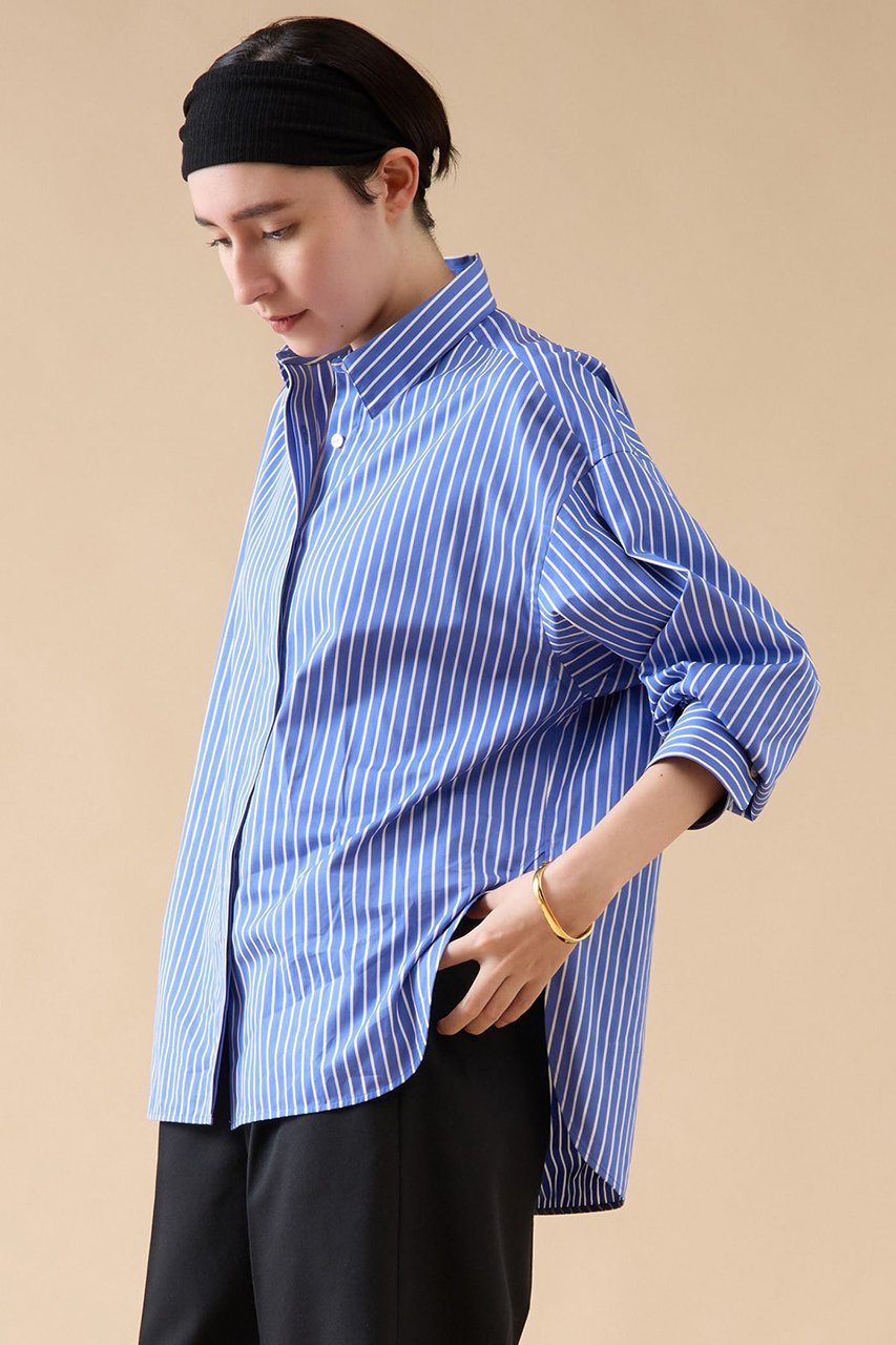 【マルティニーク/martinique】のESSENTIALスタンダードシャツ 人気、トレンドファッション・服の通販 founy(ファニー) 　ファッション　Fashion　レディースファッション　Fashion for Women　トップス・カットソー　Cut & Sew Tops　シャツ・ブラウス・オフィスカジュアル　Elegant Blouses & Button-Ups　おすすめ　Recommended / Our Picks　スタンダード　Standard, Basic　スリーブ　Sleeve, Long Sleeve / Short Sleeve　タイトスカート　Pencil Skirt, Tight Skirt　フォルム　Silhouette, Form　ベーシック　Basic, Essential　ロング　Long, Long-Length　other-2|ID: prp329100004047454 ipo3291000000033705255