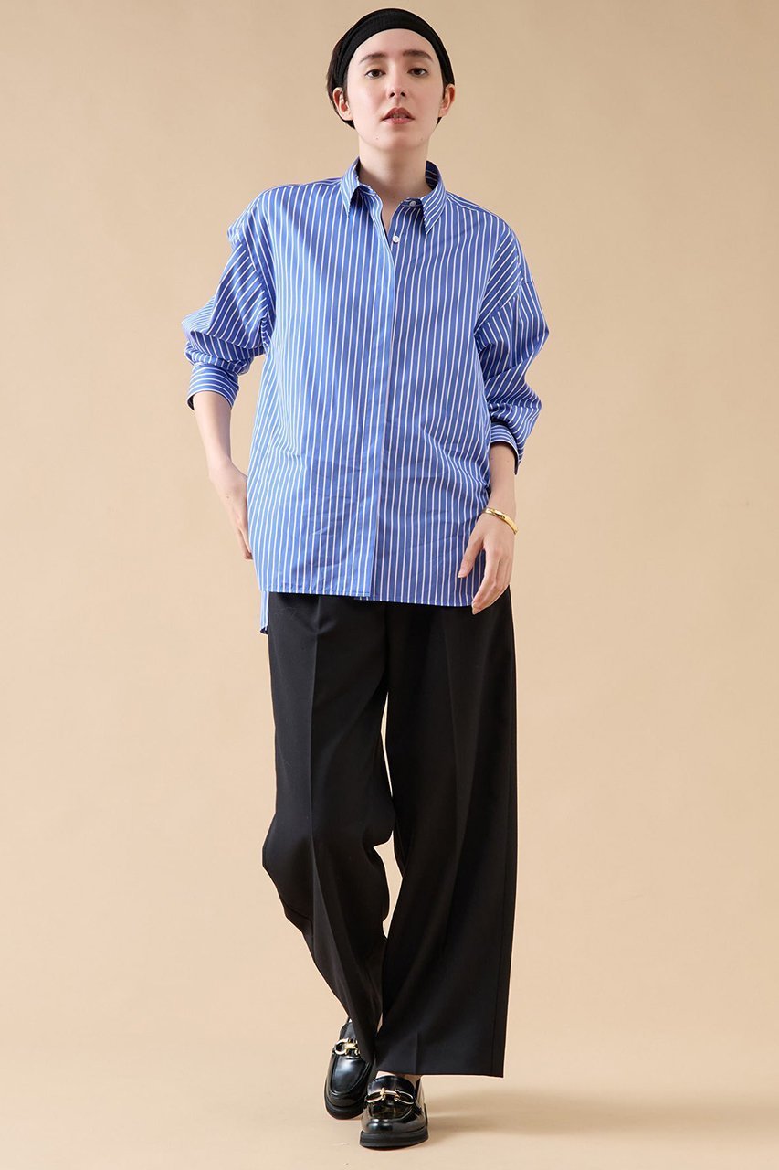 【マルティニーク/martinique】のESSENTIALスタンダードシャツ 人気、トレンドファッション・服の通販 founy(ファニー) 　ファッション　Fashion　レディースファッション　Fashion for Women　トップス・カットソー　Cut & Sew Tops　シャツ・ブラウス・オフィスカジュアル　Elegant Blouses & Button-Ups　おすすめ　Recommended / Our Picks　スタンダード　Standard, Basic　スリーブ　Sleeve, Long Sleeve / Short Sleeve　タイトスカート　Pencil Skirt, Tight Skirt　フォルム　Silhouette, Form　ベーシック　Basic, Essential　ロング　Long, Long-Length　other-4|ID: prp329100004047454 ipo3291000000033705257