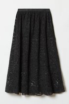 【アルアバイル/allureville】の【LOULOU WILLOUGHBY】モール刺繍スカート ブラック|ID:prp329100004047460