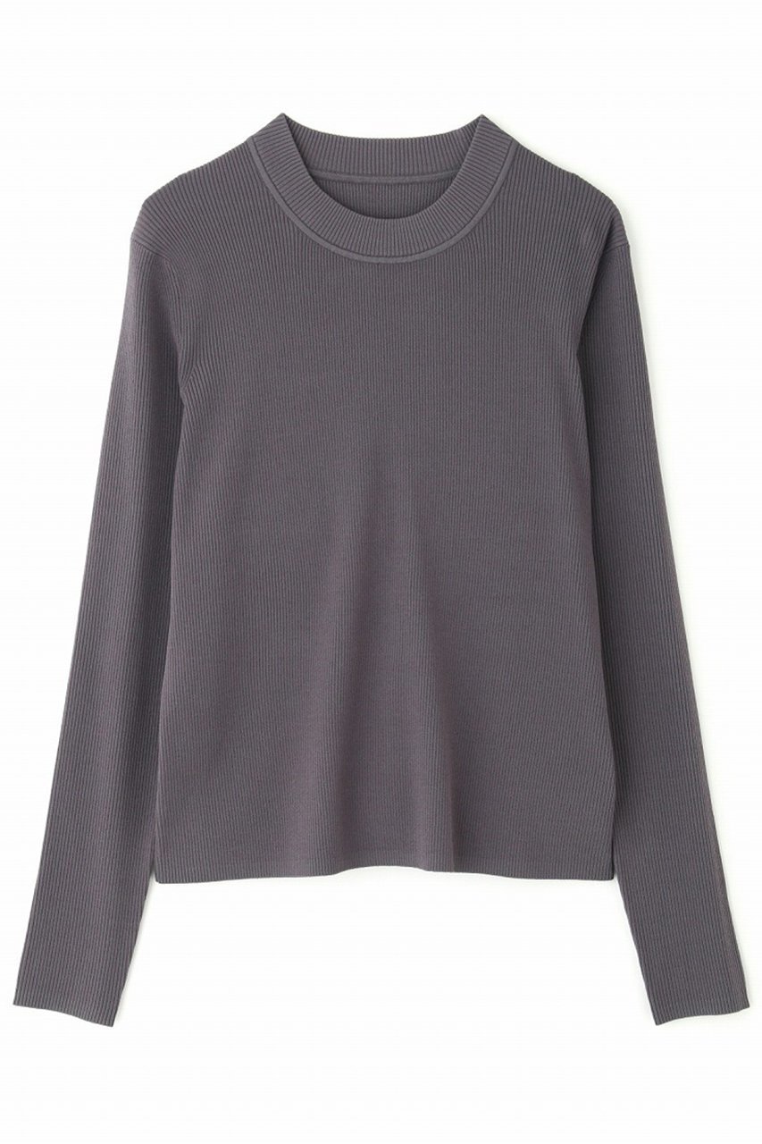 【アドーア/ADORE】のベーシックリブニット インテリア・キッズ・メンズ・レディースファッション・服の通販 founy(ファニー)  ファッション Fashion レディースファッション Fashion for Women トップス・カットソー Cut & Sew Tops ニット Knit Tops & Sweaters カジュアルプルオーバー・ニットトップス Pullovers & Knit Tops / Casual Pullovers ストレッチ Stretch, Stretchy Fabric ドレープ Drape, Draping Fabric パープル Purple, Violet リブニット Rib Knit, Ribbed Knit 定番 Standard, Basic Item グレー|ID: prp329100004047463 ipo3291000000034336719