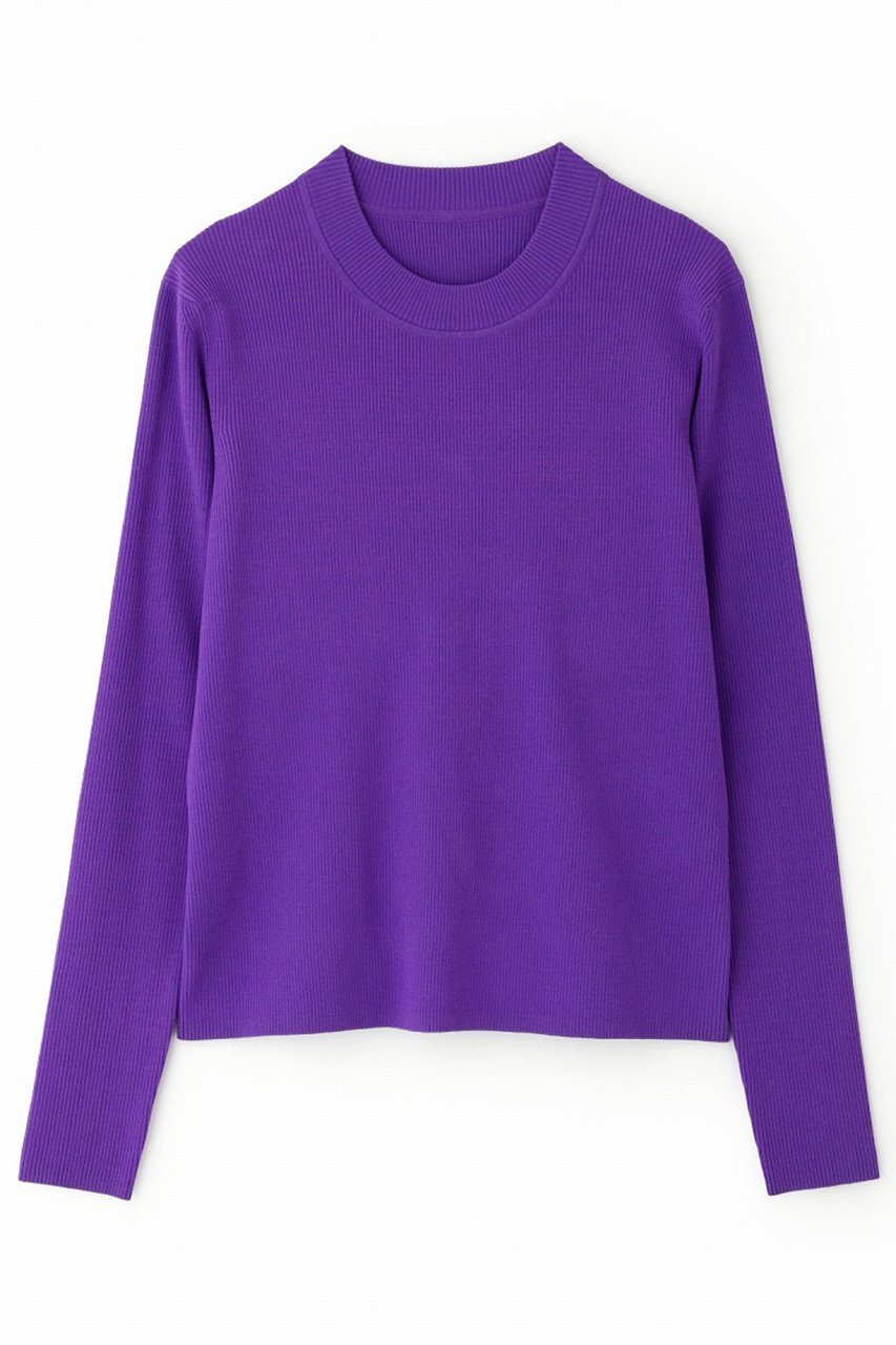 【アドーア/ADORE】のベーシックリブニット インテリア・キッズ・メンズ・レディースファッション・服の通販 founy(ファニー)  ファッション Fashion レディースファッション Fashion for Women トップス・カットソー Cut & Sew Tops ニット Knit Tops & Sweaters カジュアルプルオーバー・ニットトップス Pullovers & Knit Tops / Casual Pullovers ストレッチ Stretch, Stretchy Fabric ドレープ Drape, Draping Fabric パープル Purple, Violet リブニット Rib Knit, Ribbed Knit 定番 Standard, Basic Item パープル|ID: prp329100004047463 ipo3291000000034336721