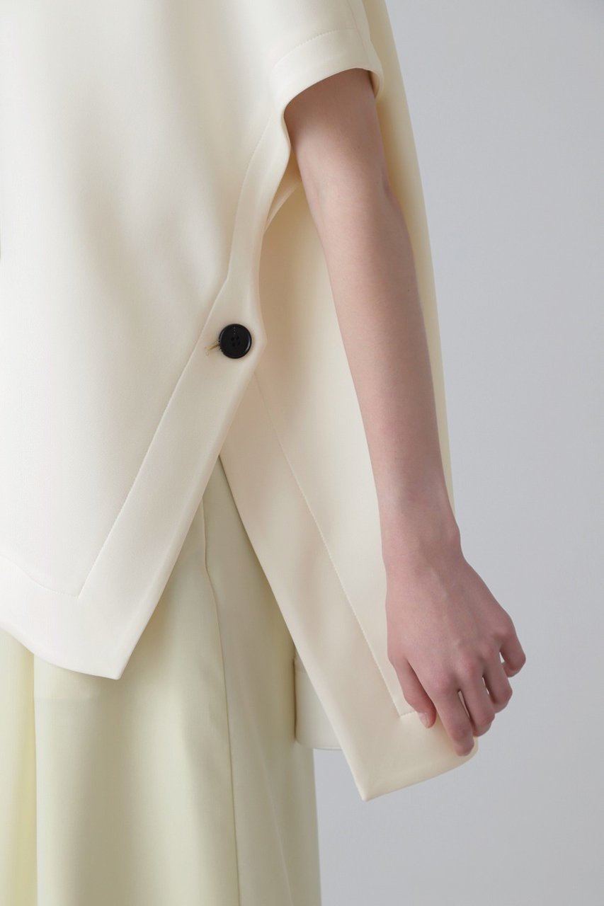 【アドーア/ADORE】のスキューバージャージーカットソー 人気、トレンドファッション・服の通販 founy(ファニー) 　ファッション　Fashion　レディースファッション　Fashion for Women　トップス・カットソー　Cut & Sew Tops　シャツ・ブラウス・オフィスカジュアル　Elegant Blouses & Button-Ups　ロングTシャツ・Tシャツ　Longline T-Shirts & Tees　カットソー・ベーシックTシャツ　Cut-and-Sewn Tops / Stretch Tees & Basics　おすすめ　Recommended / Our Picks　ショート　Short, Short Length　スリーブ　Sleeve, Long Sleeve / Short Sleeve　セットアップ　Set-Up, Coordinated Outfit　リラックス　Relax, Relaxed Fit　定番　Standard, Basic Item　other-2|ID: prp329100004047465 ipo3291000000035896203