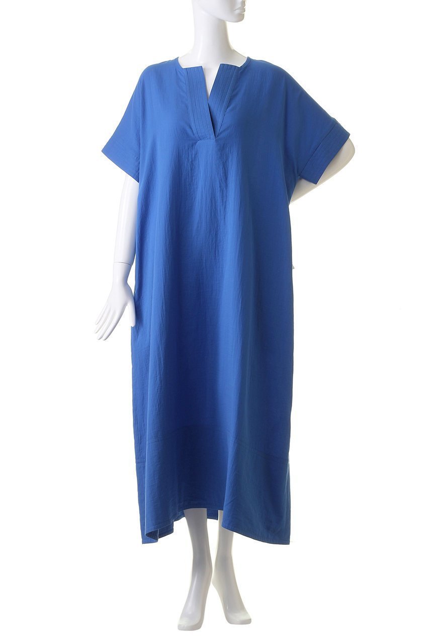 【プレインピープル/PLAIN PEOPLE】のコットンダブルガーゼワンピース 人気、トレンドファッション・服の通販 founy(ファニー) 　ファッション　Fashion　レディースファッション　Fashion for Women　ワンピース　Dresses　チュニック　Tunic Tops & Dresses　アクセサリー　Fashion Accessories　シンプル　Simple, Minimal　スキッパー　Skipper, Open Collar　ダブル　Double, Double-Breasted　チュニック　Tunic, Long Top　ロング　Long, Long-Length　other-2|ID: prp329100004048678 ipo3291000000032895498