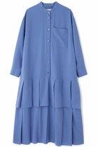 【アドーア/ADORE】のドライタッチツイルワンピース 人気、トレンドファッション・服の通販 founy(ファニー) ファッション Fashion レディースファッション WOMEN ワンピース Dress チュニック Tunic アンダー Under チュニック Tunic ツイル Twill ドレス Dress ドレープ Drape プリーツ Pleats ロング Long thumbnail ブルー|ID: prp329100004048683 ipo3291000000027134283