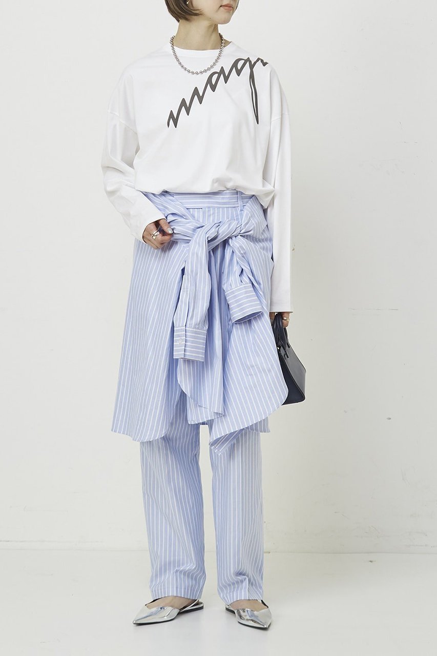 【サードマガジン/THIRD MAGAZINE】のmagazineロングスリーブTシャツ 人気、トレンドファッション・服の通販 founy(ファニー) 　ファッション　Fashion　レディースファッション　Fashion for Women　トップス・カットソー　Cut & Sew Tops　シャツ・ブラウス・オフィスカジュアル　Elegant Blouses & Button-Ups　ロングTシャツ・Tシャツ　Longline T-Shirts & Tees　カットソー・ベーシックTシャツ　Cut-and-Sewn Tops / Stretch Tees & Basics　カットソー　Cut and Sewn Top　スリーブ　Sleeve, Long Sleeve / Short Sleeve　フロント　Front, Front Design　プリント　Print, Printed Pattern　ロング　Long, Long-Length　other-5|ID: prp329100004048729 ipo3291000000032875379