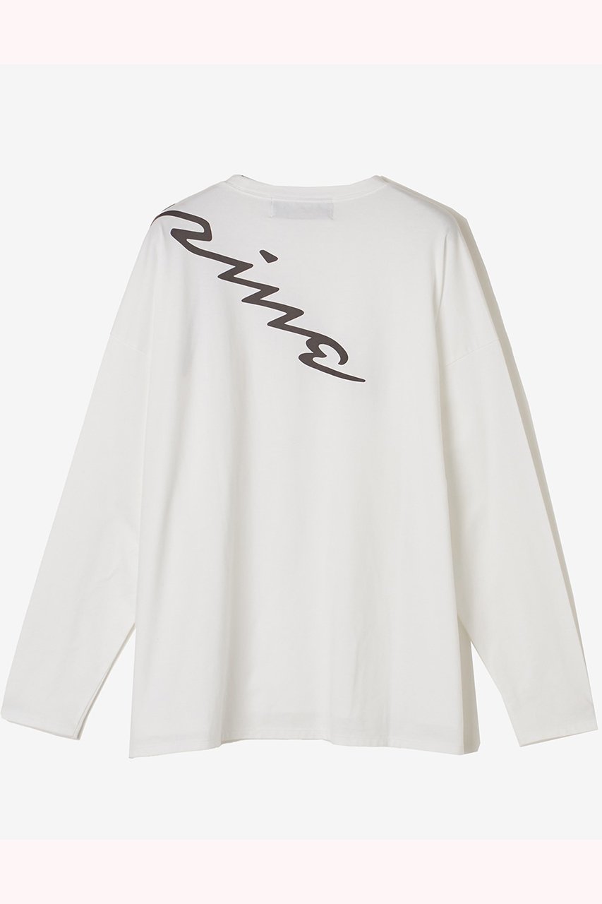 【サードマガジン/THIRD MAGAZINE】のmagazineロングスリーブTシャツ 人気、トレンドファッション・服の通販 founy(ファニー) 　ファッション　Fashion　レディースファッション　Fashion for Women　トップス・カットソー　Cut & Sew Tops　シャツ・ブラウス・オフィスカジュアル　Elegant Blouses & Button-Ups　ロングTシャツ・Tシャツ　Longline T-Shirts & Tees　カットソー・ベーシックTシャツ　Cut-and-Sewn Tops / Stretch Tees & Basics　カットソー　Cut and Sewn Top　スリーブ　Sleeve, Long Sleeve / Short Sleeve　フロント　Front, Front Design　プリント　Print, Printed Pattern　ロング　Long, Long-Length　other-6|ID: prp329100004048729 ipo3291000000032875385
