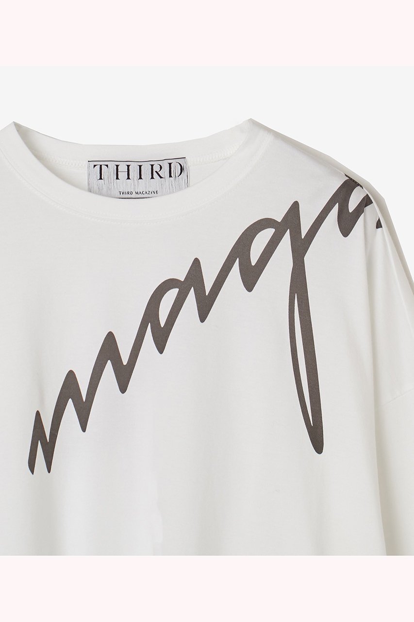 【サードマガジン/THIRD MAGAZINE】のmagazineロングスリーブTシャツ 人気、トレンドファッション・服の通販 founy(ファニー) 　ファッション　Fashion　レディースファッション　Fashion for Women　トップス・カットソー　Cut & Sew Tops　シャツ・ブラウス・オフィスカジュアル　Elegant Blouses & Button-Ups　ロングTシャツ・Tシャツ　Longline T-Shirts & Tees　カットソー・ベーシックTシャツ　Cut-and-Sewn Tops / Stretch Tees & Basics　カットソー　Cut and Sewn Top　スリーブ　Sleeve, Long Sleeve / Short Sleeve　フロント　Front, Front Design　プリント　Print, Printed Pattern　ロング　Long, Long-Length　other-7|ID: prp329100004048729 ipo3291000000032875391