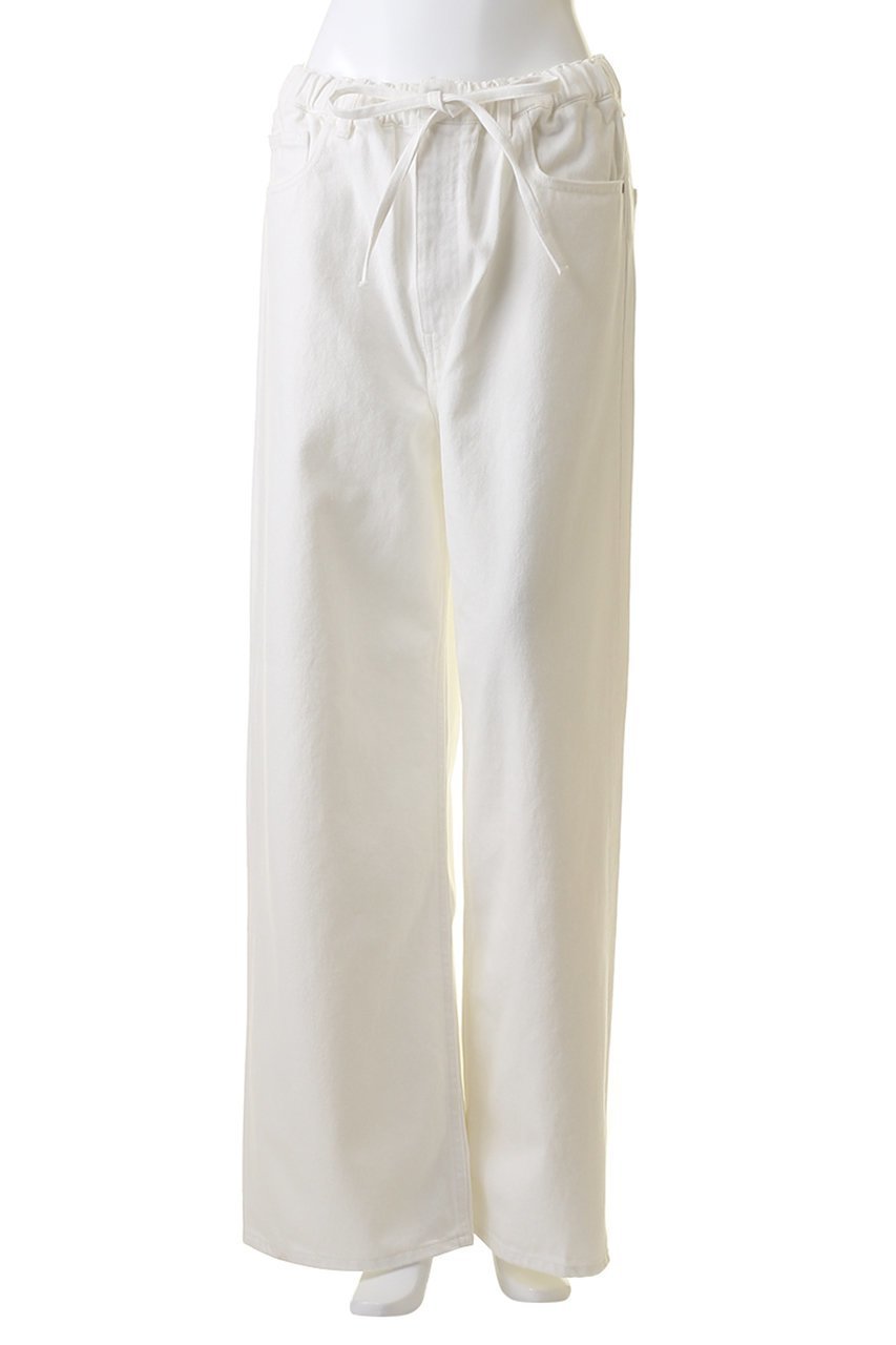 【ジェイドット/j.】のソフトデニムドローコードパンツ 人気、トレンドファッション・服の通販 founy(ファニー) 　ファッション　Fashion　レディースファッション　Fashion for Women　パンツ　Pants & Trousers　ジーンズ　Jeans, Denim Pants　フェミニン　Feminine, Girly　リラックス　Relax, Relaxed Fit　ワイド　Wide, Wide Fit　other-2|ID: prp329100004048788 ipo3291000000035755364