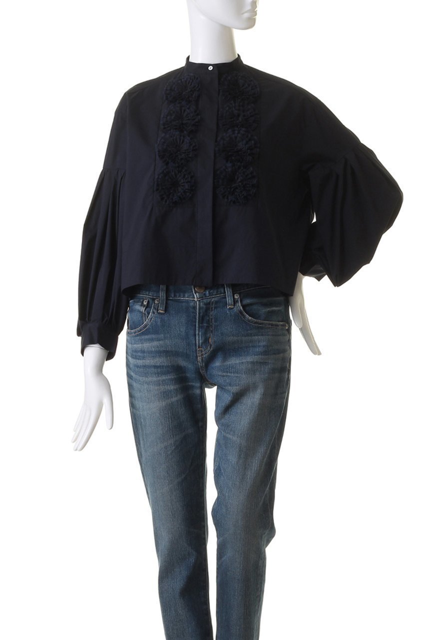 【マリリンムーン/MARILYN MOON】の【SOI-MeME】ドラマティックタックモチーフブラウス 人気、トレンドファッション・服の通販 founy(ファニー) ファッション Fashion レディースファッション Fashion for Women トップス・カットソー Cut & Sew Tops シャツ・ブラウス・オフィスカジュアル Elegant Blouses & Button-Ups ショート Short, Short Length スリーブ Sleeve, Long Sleeve / Short Sleeve トレンド Trend, Trending Now フロント Front, Front Design モチーフ Motif, Design Theme ロング Long, Long-Length ワイド Wide, Wide Fit other-2|ID: prp329100004049535 ipo3291000000032900281