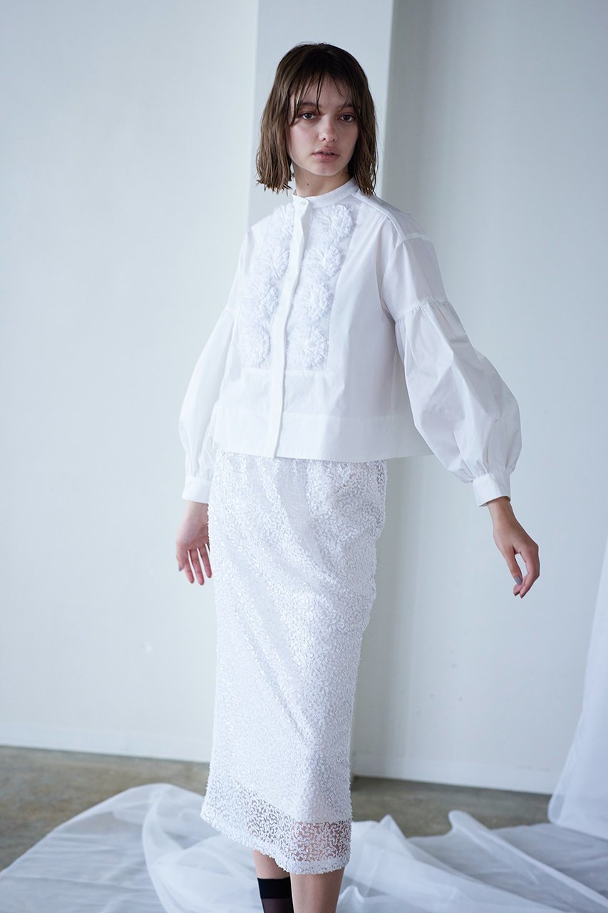 【マリリンムーン/MARILYN MOON】の【SOI-MeME】ドラマティックタックモチーフブラウス 人気、トレンドファッション・服の通販 founy(ファニー) ファッション Fashion レディースファッション Fashion for Women トップス・カットソー Cut & Sew Tops シャツ・ブラウス・オフィスカジュアル Elegant Blouses & Button-Ups ショート Short, Short Length スリーブ Sleeve, Long Sleeve / Short Sleeve トレンド Trend, Trending Now フロント Front, Front Design モチーフ Motif, Design Theme ロング Long, Long-Length ワイド Wide, Wide Fit other-6|ID: prp329100004049535 ipo3291000000032900293