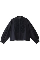 【マリリンムーン/MARILYN MOON】の【SOI-MeME】ドラマティックタックモチーフブラウス ネイビー|ID: prp329100004049535 ipo3291000000036221144