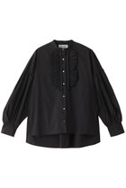 【マリリンムーン/MARILYN MOON】の【SOI-MeME】ドラマティックフリルブラウス 人気、トレンドファッション・服の通販 founy(ファニー) ファッション Fashion レディースファッション Fashion for Women トップス・カットソー Cut & Sew Tops シャツ・ブラウス・オフィスカジュアル Elegant Blouses & Button-Ups カフス Cuff Design シアー Sheer, See-Through スリーブ Sleeve, Long Sleeve / Short Sleeve チュール Tulip, Tulip Motif フリル Frill, Ruffle ボックス Boxy, Box Shape モダン Modern, Contemporary ロング Long, Long-Length エレガント 上品 Elegant thumbnail ブラック|ID: prp329100004049536 ipo3291000000036739817