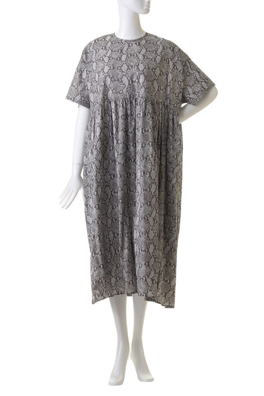 【ミズイロ インド/mizuiro ind】のprint gather OP ワンピース 人気、トレンドファッション・服の通販 founy(ファニー) 　ファッション　Fashion　レディースファッション　Fashion for Women　ワンピース　Dresses　チュニック　Tunic Tops & Dresses　エアリー　Airy Texture　ギャザー　Gathered, Ruffled　シアー　Sheer, See-Through　スニーカー　Sneakers, Trainers　チュニック　Tunic, Long Top　パイソン　Python, Snakeskin Pattern　ロング　Long, Long-Length　半袖　Short Sleeve, Half Sleeve　other-2|ID: prp329100004049569 ipo3291000000032896638