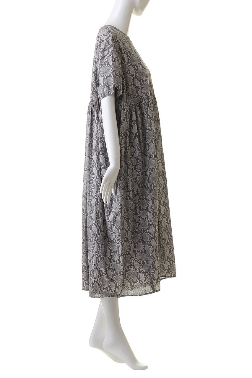 【ミズイロ インド/mizuiro ind】のprint gather OP ワンピース 人気、トレンドファッション・服の通販 founy(ファニー) 　ファッション　Fashion　レディースファッション　Fashion for Women　ワンピース　Dresses　チュニック　Tunic Tops & Dresses　エアリー　Airy Texture　ギャザー　Gathered, Ruffled　シアー　Sheer, See-Through　スニーカー　Sneakers, Trainers　チュニック　Tunic, Long Top　パイソン　Python, Snakeskin Pattern　ロング　Long, Long-Length　半袖　Short Sleeve, Half Sleeve　other-3|ID: prp329100004049569 ipo3291000000032896643