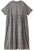 【ミズイロ インド/mizuiro ind】のprint gather OP ワンピース gray|ID: prp329100004049569 ipo3291000000036671370