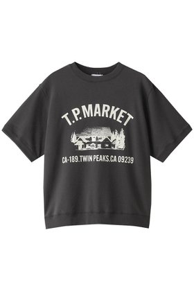 【シンゾーン/Shinzone】のT.P.MARKET ハーフスリーブスウェット 人気、トレンドファッション・服の通販 founy(ファニー) ファッション Fashion レディースファッション WOMEN トップス・カットソー Tops/Tshirt シャツ/ブラウス Shirts/Blouses パーカ Sweats ロング / Tシャツ T-Shirts スウェット Sweat カットソー Cut and Sewn グラフィック Graphic スウェット Sweat センター Center デニム Denim |ID:prp329100004050130