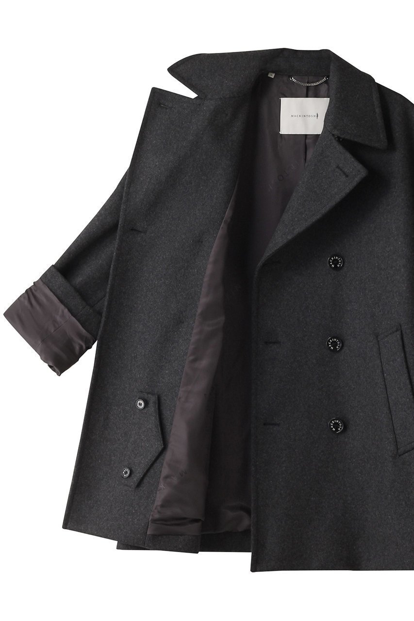 【マッキントッシュ/MACKINTOSH / MEN】の【MEN】HUMBIE スリムフィット ライトメルトン Pコート 人気、トレンドファッション・服の通販 founy(ファニー) 　ファッション　Fashion　メンズファッション　Fashion for Men　クラシカル　Classical, Vintage-Inspired　ショート　Short, Short Length　シンプル　Simple, Minimal　スリム　Slim, Slim Fit　フィット　Fit, Slim Fit　メルトン　Melton, Heavy Wool　定番　Standard, Basic Item　A/W・秋冬　Autumn/Winter　other-6|ID: prp329100004050681 ipo3291000000032947465