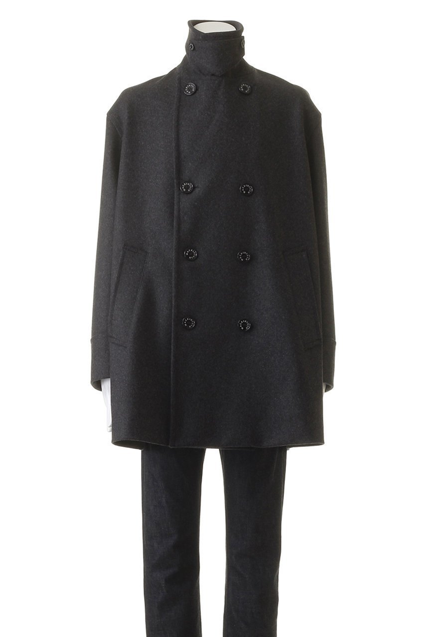 【マッキントッシュ/MACKINTOSH / MEN】の【MEN】HUMBIE スリムフィット ライトメルトン Pコート 人気、トレンドファッション・服の通販 founy(ファニー) 　ファッション　Fashion　メンズファッション　Fashion for Men　クラシカル　Classical, Vintage-Inspired　ショート　Short, Short Length　シンプル　Simple, Minimal　スリム　Slim, Slim Fit　フィット　Fit, Slim Fit　メルトン　Melton, Heavy Wool　定番　Standard, Basic Item　A/W・秋冬　Autumn/Winter　other-7|ID: prp329100004050681 ipo3291000000032947472