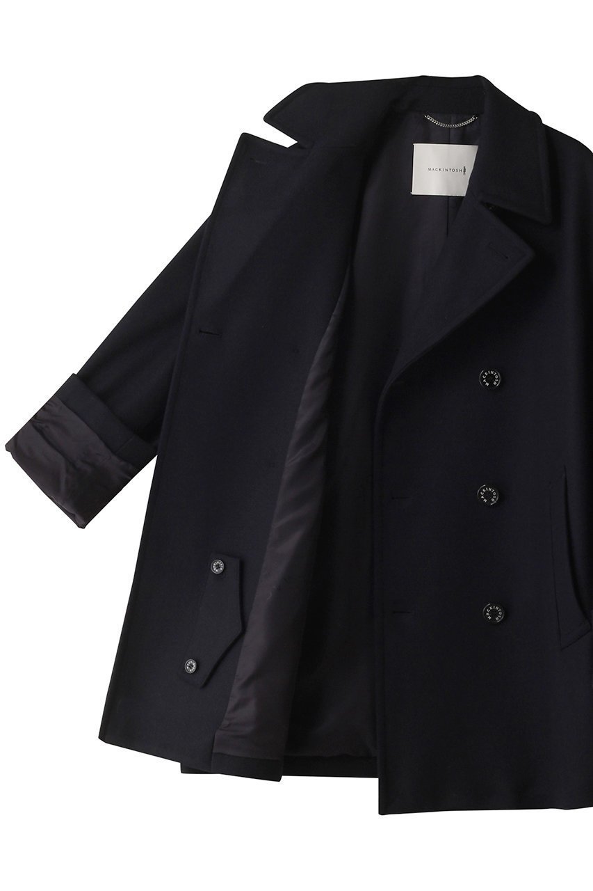 【マッキントッシュ/MACKINTOSH / MEN】の【MEN】HUMBIE スリムフィット ライトメルトン Pコート 人気、トレンドファッション・服の通販 founy(ファニー) 　ファッション　Fashion　メンズファッション　Fashion for Men　クラシカル　Classical, Vintage-Inspired　ショート　Short, Short Length　シンプル　Simple, Minimal　スリム　Slim, Slim Fit　フィット　Fit, Slim Fit　メルトン　Melton, Heavy Wool　定番　Standard, Basic Item　A/W・秋冬　Autumn/Winter　other-6|ID: prp329100004050681 ipo3291000000036272387