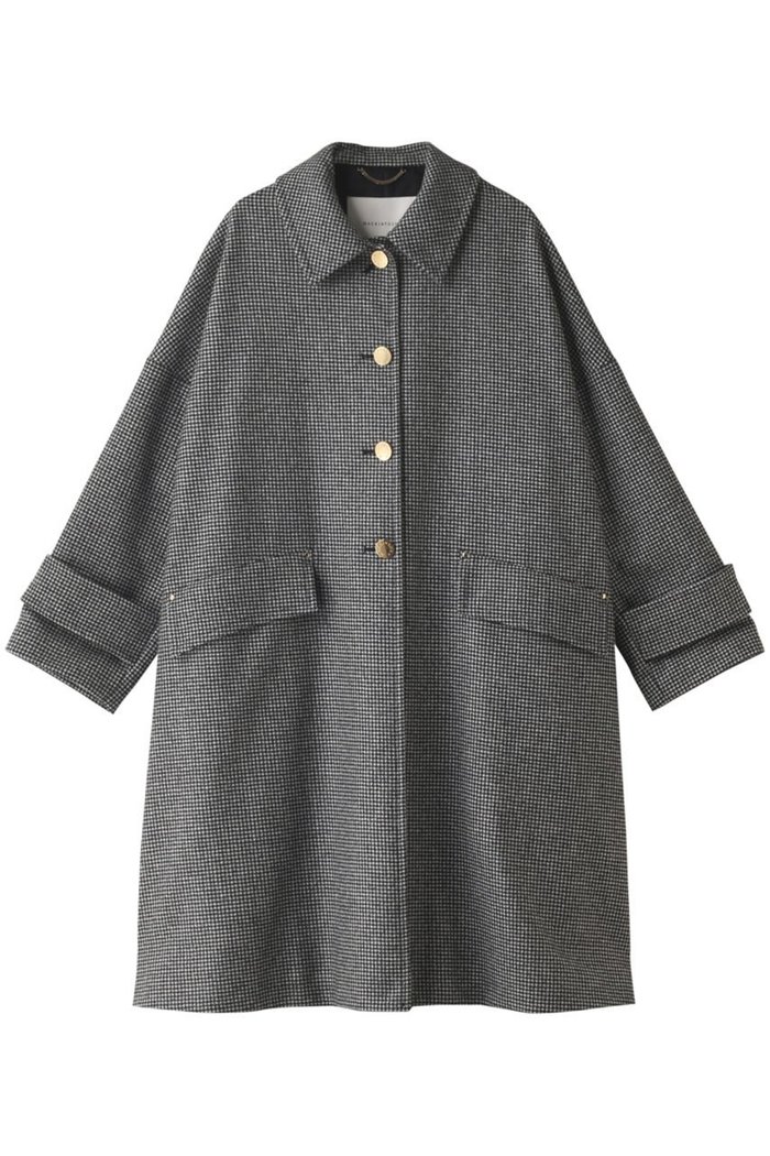 【マッキントッシュ/MACKINTOSH】のHUMBIE ハウンドトゥース ロングコート インテリア・キッズ・メンズ・レディースファッション・服の通販 founy(ファニー) https://founy.com/ ファッション Fashion レディースファッション WOMEN アウター Coat Outerwear コート Coats クラシカル Classical ショルダー Shoulder ドロップ Drop ハウンドトゥース Houndstooth メタル Metal ロング Long エレガント 上品 Elegant |ID: prp329100004050689 ipo3291000000027192182