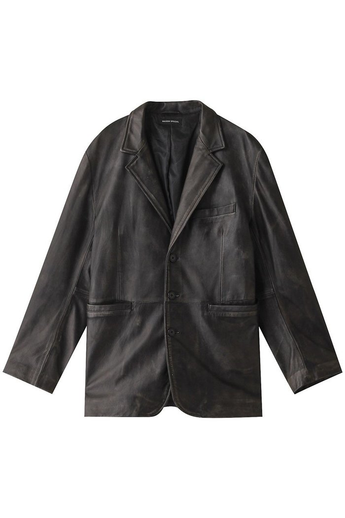 【メゾンスペシャル/MAISON SPECIAL】のLeather Tailored Jacket/レザーテーラードジャケット インテリア・キッズ・メンズ・レディースファッション・服の通販 founy(ファニー) https://founy.com/ ファッション Fashion レディースファッション Fashion for Women アウター Coat / Outerwear Collection レディースジャケット・軽アウター Jackets テーラードジャケット / 通勤・きれいめスタイル Tailored Jackets & Blazers ジャケット Jacket, Outerwear スポーティ Sporty, Casual Athletic チェック Check, Plaid, Tartan |ID: prp329100004050691 ipo3291000000035580676