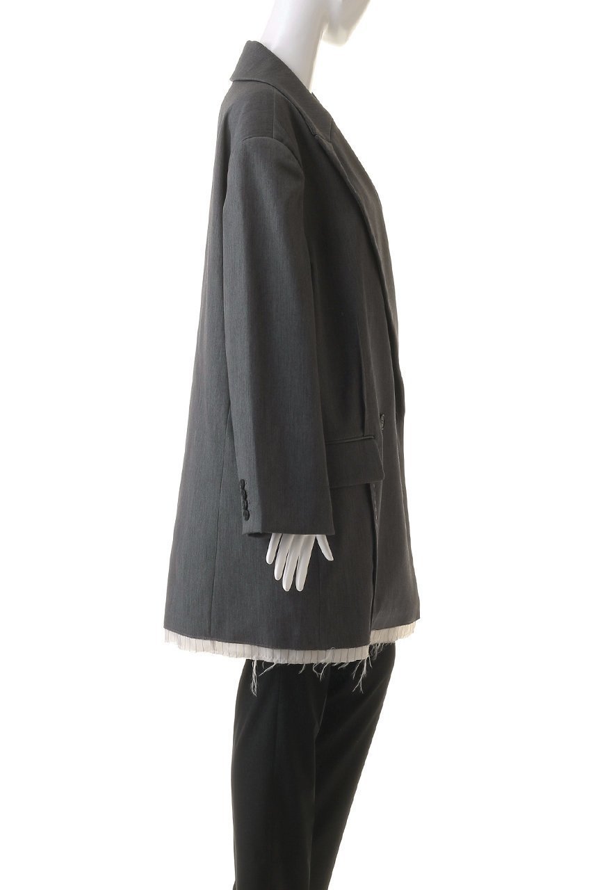 【メゾンスペシャル/MAISON SPECIAL】のStitch Too Big Jacket/ステッチトゥービッグジャケット 人気、トレンドファッション・服の通販 founy(ファニー) 　ファッション　Fashion　レディースファッション　Fashion for Women　アウター　Coat / Outerwear Collection　レディースジャケット・軽アウター　Jackets　インナー　Innerwear　ジャケット　Jacket, Outerwear　ストライプ　Stripe, Striped Pattern　ストレッチ　Stretch, Stretchy Fabric　セットアップ　Set-Up, Coordinated Outfit　ビッグ　Big, Oversized　フロント　Front, Front Design　ミニスカート　Mini Skirt, Short Skirt　ワイド　Wide, Wide Fit　おすすめ　Recommended / Our Picks　エレガント 上品　Elegant　other-3|ID: prp329100004050692 ipo3291000000032952497