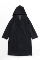 【メゾンスペシャル/MAISON SPECIAL】のCashmere Beaver Processing Hood Coat/カシミヤビーバーフードコート BLK(ブラック)|ID:prp329100004050707