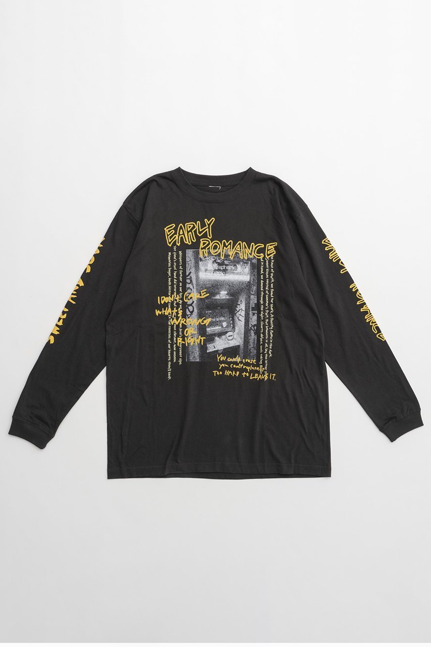 【メゾンスペシャル/MAISON SPECIAL】のEARLYROMANCE Long Sleeve T-shirt/EARLYROMANCEロンTEE インテリア・キッズ・メンズ・レディースファッション・服の通販 founy(ファニー) ファッション Fashion レディースファッション Fashion for Women トップス・カットソー Cut & Sew Tops シャツ・ブラウス・オフィスカジュアル Elegant Blouses & Button-Ups ロングTシャツ・Tシャツ Longline T-Shirts & Tees カットソー・ベーシックTシャツ Cut-and-Sewn Tops / Stretch Tees & Basics ウォッシャブル Machine Washable グラフィック Graphic, Graphic Design スリーブ Sleeve, Long Sleeve / Short Sleeve ロング Long, Long-Length C.GRY(チャコールグレー)|ID: prp329100004050711 ipo3291000000032889591