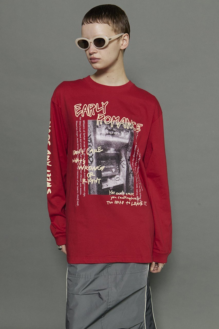 【メゾンスペシャル/MAISON SPECIAL】のEARLYROMANCE Long Sleeve T-shirt/EARLYROMANCEロンTEE 人気、トレンドファッション・服の通販 founy(ファニー) ファッション Fashion レディースファッション Fashion for Women トップス・カットソー Cut & Sew Tops シャツ・ブラウス・オフィスカジュアル Elegant Blouses & Button-Ups ロングTシャツ・Tシャツ Longline T-Shirts & Tees カットソー・ベーシックTシャツ Cut-and-Sewn Tops / Stretch Tees & Basics ウォッシャブル Machine Washable グラフィック Graphic, Graphic Design スリーブ Sleeve, Long Sleeve / Short Sleeve ロング Long, Long-Length other-6|ID: prp329100004050711 ipo3291000000032889618
