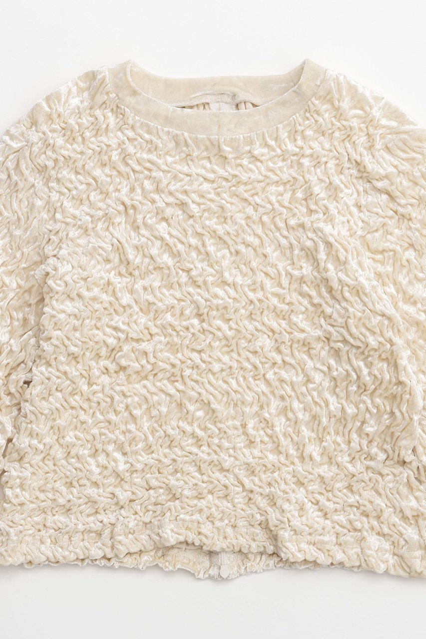 【メゾンスペシャル/MAISON SPECIAL】のShirring Velor Back Zip T-shirt/シャーリングベロアバックジップTシャツ 人気、トレンドファッション・服の通販 founy(ファニー) 　ファッション　Fashion　レディースファッション　Fashion for Women　トップス・カットソー　Cut & Sew Tops　シャツ・ブラウス・オフィスカジュアル　Elegant Blouses & Button-Ups　ロングTシャツ・Tシャツ　Longline T-Shirts & Tees　カットソー・ベーシックTシャツ　Cut-and-Sewn Tops / Stretch Tees & Basics　ベロアトップス　Velour Tops / Velvet-Look Items　インナー　Innerwear　クラッシュ　Distressed, Crashed Style　コンパクト　Compact, Small Size　シャーリング　Shirring, Ruched　スリット　Slit, Slit Detail　スリーブ　Sleeve, Long Sleeve / Short Sleeve　セットアップ　Set-Up, Coordinated Outfit　デニム　Denim, Jeans Material　ベロア　Velour, Soft Velvet　ロング　Long, Long-Length　おすすめ　Recommended / Our Picks　エレガント 上品　Elegant　other-2|ID: prp329100004050713 ipo3291000000032916966