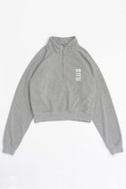 【メゾンスペシャル/MAISON SPECIAL】のDISCUS Collaboration Half Zip Sweatshirt/DISCUSコラボハーフジップスウェット GRY(グレー)|ID: prp329100004050714 ipo3291000000027192275