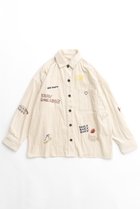 【メゾンスペシャル/MAISON SPECIAL】のCorduroy Early Romance Graphic Shirt/コーデュロイアーリーロマンスグラフィックシャツ 人気、トレンドファッション・服の通販 founy(ファニー) ファッション Fashion レディースファッション WOMEN トップス・カットソー Tops/Tshirt シャツ/ブラウス Shirts/Blouses スリーブ Sleeve ロング Long 再入荷 Restock/Back In Stock/Re Arrival thumbnail IVR(アイボリー)|ID: prp329100004050716 ipo3291000000027192284