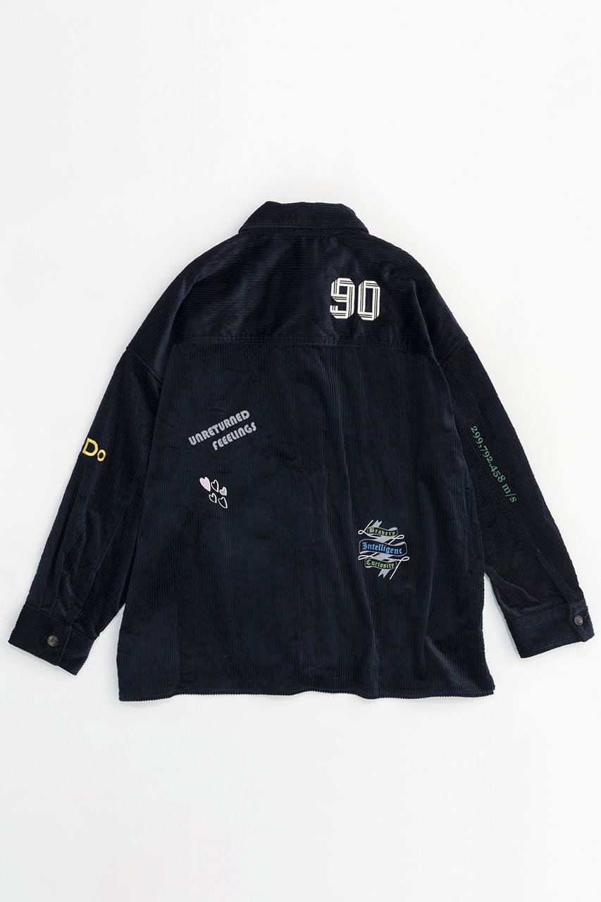 【メゾンスペシャル/MAISON SPECIAL】のCorduroy Early Romance Graphic Shirt/コーデュロイアーリーロマンスグラフィックシャツ 人気、トレンドファッション・服の通販 founy(ファニー) 　ファッション　Fashion　レディースファッション　Fashion for Women　トップス・カットソー　Cut & Sew Tops　シャツ・ブラウス・オフィスカジュアル　Elegant Blouses & Button-Ups　秋　Autumn　グラフィック　Graphic, Graphic Design　コーデュロイ　Corduroy, Cord Fabric　ジャケット　Jacket, Outerwear　スリーブ　Sleeve, Long Sleeve / Short Sleeve　セットアップ　Set-Up, Coordinated Outfit　羽織　Haori, Light Jacket　ロング　Long, Long-Length　A/W・秋冬　Autumn/Winter　other-2|ID: prp329100004050716 ipo3291000000032900934