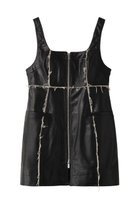 【メゾンスペシャル/MAISON SPECIAL】のVegan Leather Front Zip Tops/ヴィーガンレザーフロントジップトップス BLK(ブラック)|ID: prp329100004050720 ipo3291000000032901597
